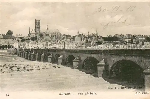 AK / Ansichtskarte Nevers_Nievre Vue generale Nevers Nievre