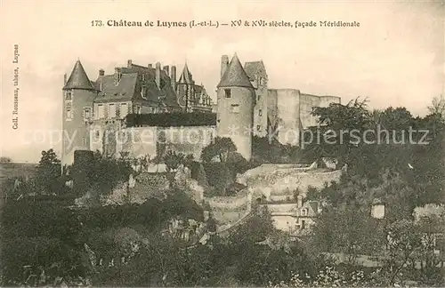 AK / Ansichtskarte Luynes_Indre et Loire Chateau de Luynes Facade Meridionale Luynes Indre et Loire