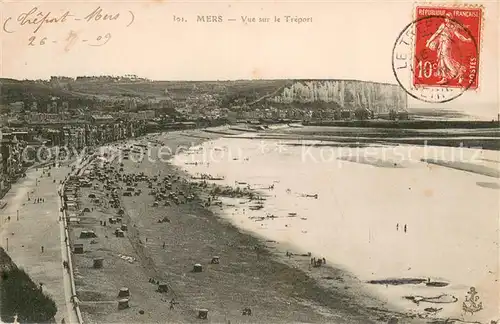 AK / Ansichtskarte Mers les Bains Vue sur le Treport Mers les Bains