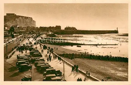AK / Ansichtskarte Mers les Bains La Digue de Mers entre Mers et le Treport Mers les Bains