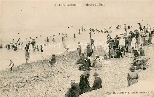 AK / Ansichtskarte Ault_Somme Heure du Bain Ault_Somme