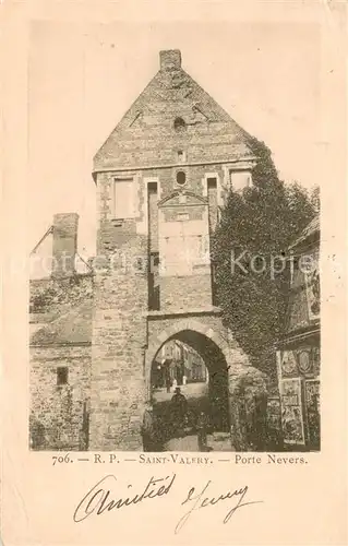 AK / Ansichtskarte Saint Valery sur Somme Porte Nevers Saint Valery sur Somme