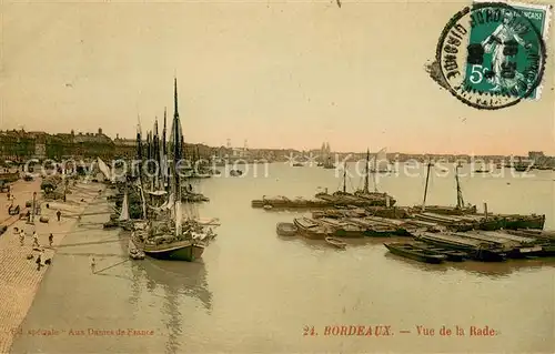 AK / Ansichtskarte Bordeaux Vue de la Rade Bordeaux
