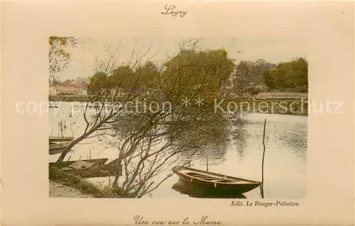 AK / Ansichtskarte Lagny sur Marne Une vue sur la Marne Lagny sur Marne