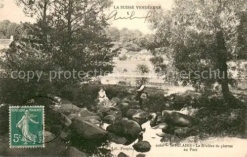 AK / Ansichtskarte Saint_Hilaire_de_Riez La Riviere de pierres au Port Saint_Hilaire_de_Riez