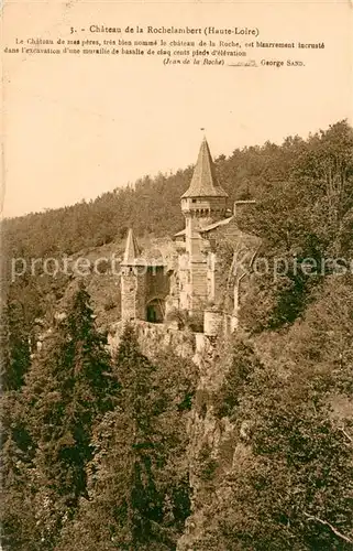 AK / Ansichtskarte Saint Paulien Chateau de la Rochelambert Saint Paulien