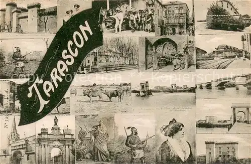 AK / Ansichtskarte Tarascon_Bouches du Rhone Vue partielle Tarascon Bouches du Rhone