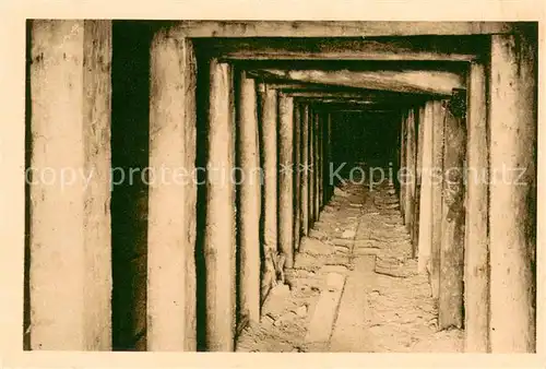 AK / Ansichtskarte Vaux devant Damloup Fort de Vaux Gaine conduisant au mur de contrescapre Nord Est Vaux devant Damloup