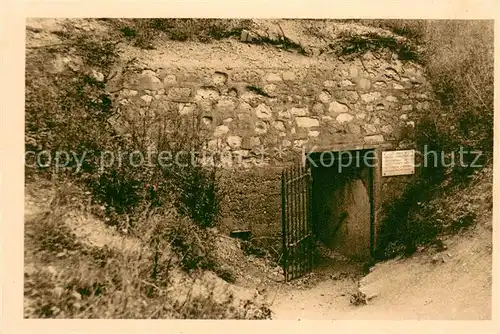 AK / Ansichtskarte Vaux devant Damloup Fort de Vaux La Porte dentree des visiteurs et la plaque Vaux devant Damloup