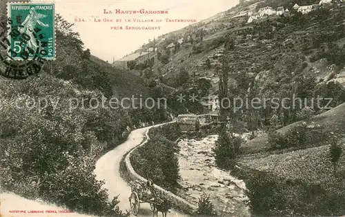 AK / Ansichtskarte Ger_Hautes Pyrenees et le Village de Testerouge Ger_Hautes Pyrenees