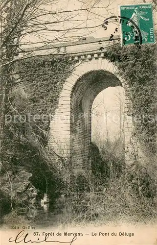 AK / Ansichtskarte Mervent Foret de Mervent Le Pont du Deluge Mervent