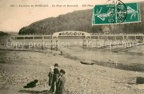 AK / Ansichtskarte Morlaix Le Pont de Dourduff Morlaix