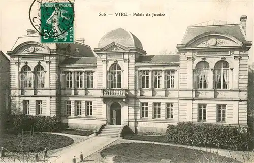 AK / Ansichtskarte Vire_Calvados Palais de Justice Vire Calvados