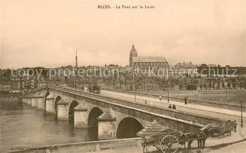 AK / Ansichtskarte Blois_Loir_et_Cher Pont sur la Loire Blois_Loir_et_Cher