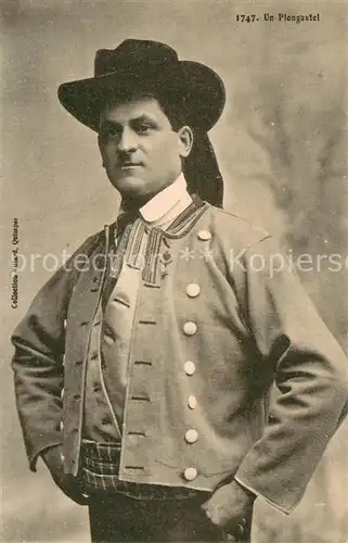 AK / Ansichtskarte Plougastel Daoulas Costume d un homme Plougastel Daoulas