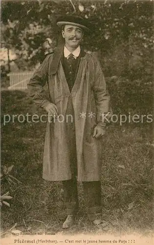 AK / Ansichtskarte Ploermel Jeune homme du pays Ploermel