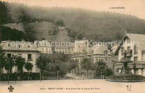 AK / Ansichtskarte Le_Mont Dore_Puy_de_Dome Vue prise de la Place du Parc Le_Mont Dore_Puy_de_Dome