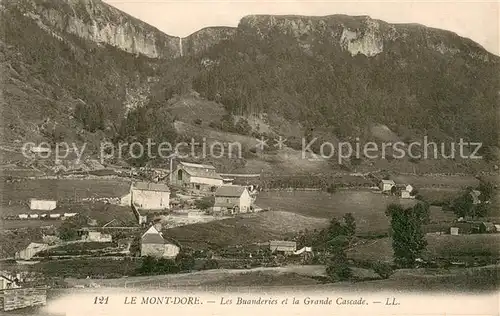 AK / Ansichtskarte Le_Mont Dore_Puy_de_Dome Les Buanderies et la Grande Cascade Le_Mont Dore_Puy_de_Dome