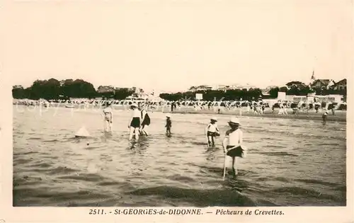 AK / Ansichtskarte Saint Georges de Didonne Pecheurs de Crevettes Saint Georges de Didonne