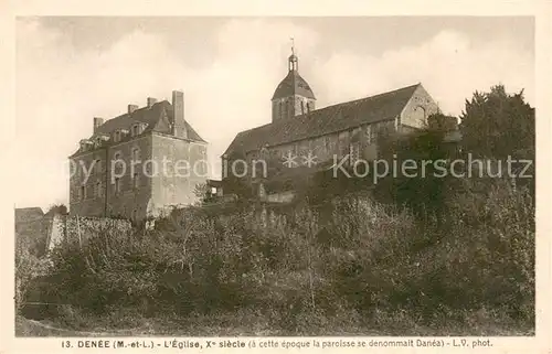 AK / Ansichtskarte Denee_Maine et Loire Eglise Xe siecle Denee Maine et Loire