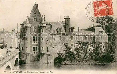 AK / Ansichtskarte La_Fleche Chateau des Carmes La_Fleche
