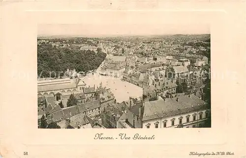 AK / Ansichtskarte Nevers_Nievre Vue generale Nevers Nievre