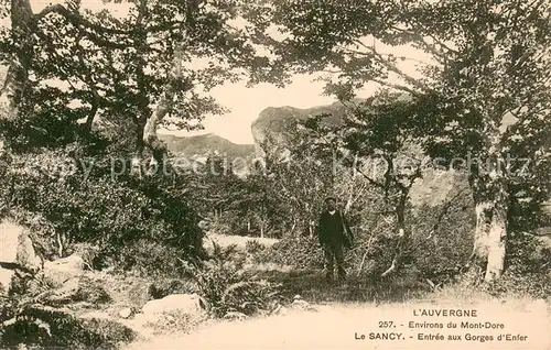 AK / Ansichtskarte Le_Mont Dore_Puy_de_Dome Puy de Sancy Entree aux Gorges d Enfer Le_Mont Dore_Puy_de_Dome