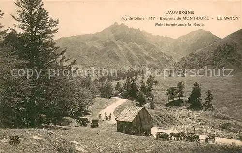 AK / Ansichtskarte Le_Mont Dore_Puy_de_Dome Point terminus de la Route Pic du Sancy Le_Mont Dore_Puy_de_Dome