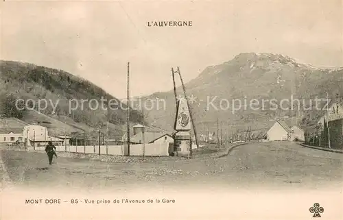 AK / Ansichtskarte Le_Mont Dore_Puy_de_Dome Vue prise de l Avenue de la Gare Le_Mont Dore_Puy_de_Dome