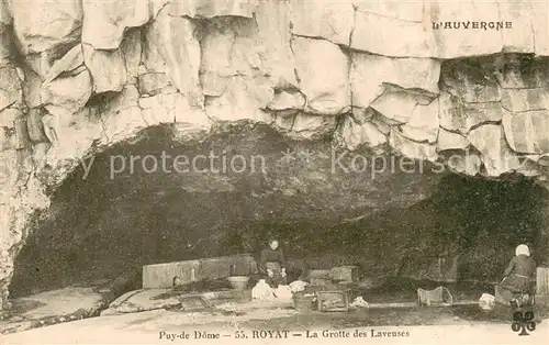 AK / Ansichtskarte Royat_Puy_de_Dome La Grotte des Laveuses Royat_Puy_de_Dome