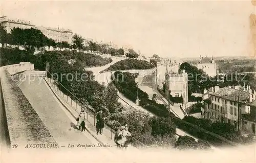AK / Ansichtskarte Angouleme Les Remparts Desaix Angouleme