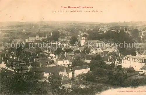 AK / Ansichtskarte Salies de Bearn Vue generale Salies de Bearn