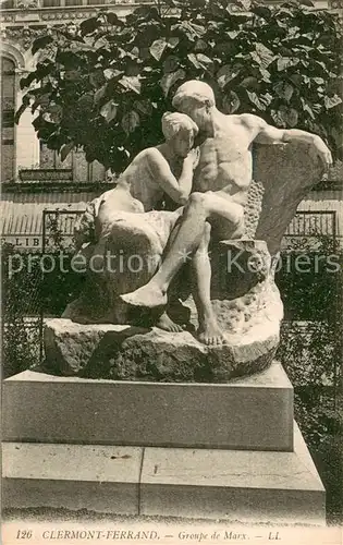 AK / Ansichtskarte Clermont_Ferrand Groupe de Marx Sculpture Clermont_Ferrand