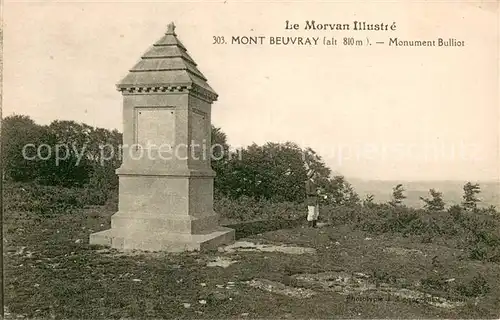 AK / Ansichtskarte Saint Leger sous Beuvray Mont Beuvray Monument Bulliot Saint Leger sous Beuvray
