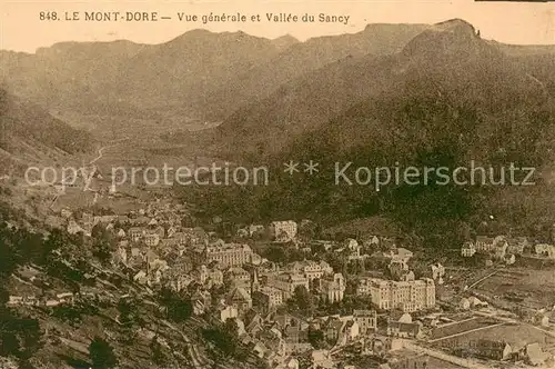 AK / Ansichtskarte Le_Mont Dore_Puy_de_Dome Vue panoramique et Vallee du Sancy Le_Mont Dore_Puy_de_Dome