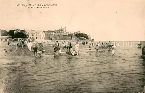 AK / Ansichtskarte Le_Crotoy Travaux de defense Le_Crotoy