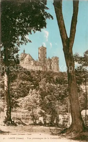 AK / Ansichtskarte Laon_Aisne Cathedrale Laon_Aisne