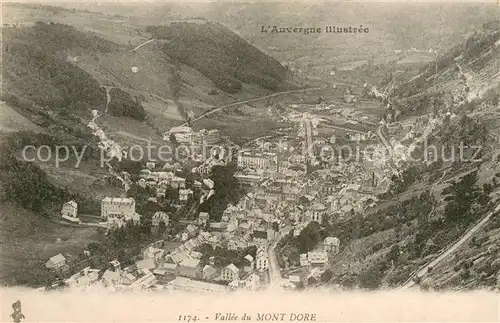 AK / Ansichtskarte Mont Dore Fliegeraufnahme Mont Dore