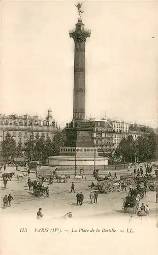 AK / Ansichtskarte Paris Place de la Bastille Paris