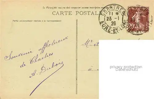 AK / Ansichtskarte Chartres_Eure_et_Loir Vue d ensemble Eglise Chartres_Eure_et_Loir