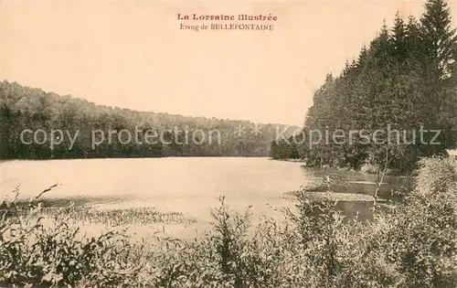 AK / Ansichtskarte Bellefontaine_Vosges Etang Paysage Bellefontaine_Vosges