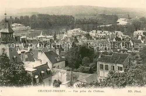 AK / Ansichtskarte Chateau Thierry Vue prise du chateau Chateau Thierry