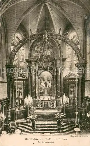 AK / Ansichtskarte Notre_Dame_de_Liesse Interieur de la Basilique Notre_Dame_de_Liesse