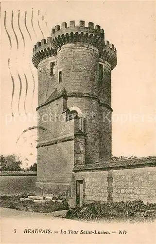 AK / Ansichtskarte Beauvais_Oise Tour Saint Lucien 