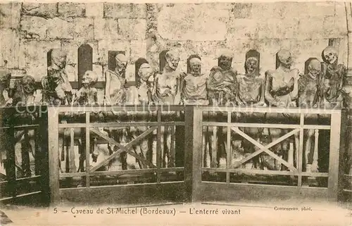 AK / Ansichtskarte Bordeaux Caveau de la Basilique Saint Michel Bordeaux