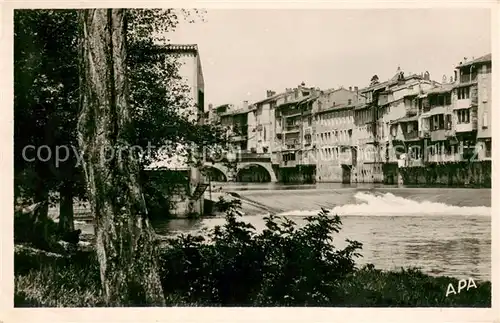 AK / Ansichtskarte Castres_Tarn Vieilles maisons sur l Agoût Castres_Tarn