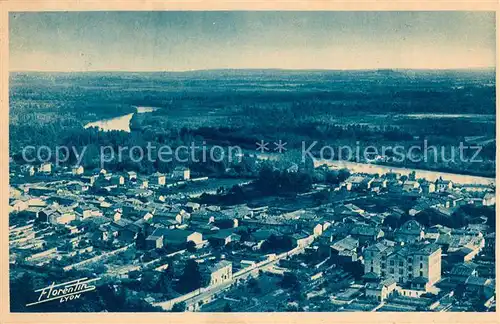 AK / Ansichtskarte Le_Mas_Rillier Vue panoramique vers Miribel et le Rhone 