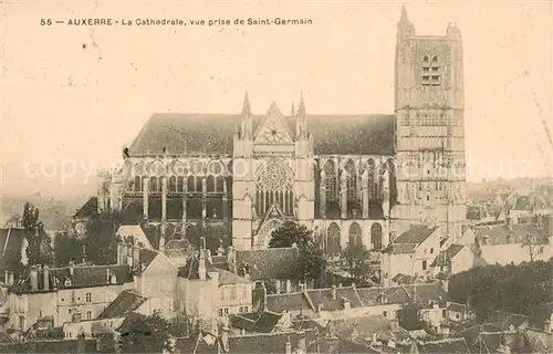 AK / Ansichtskarte Auxerre Cathedrale vue prise de Saint Germain Auxerre