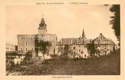 AK / Ansichtskarte Liguge Abbaye Saint Martin Liguge