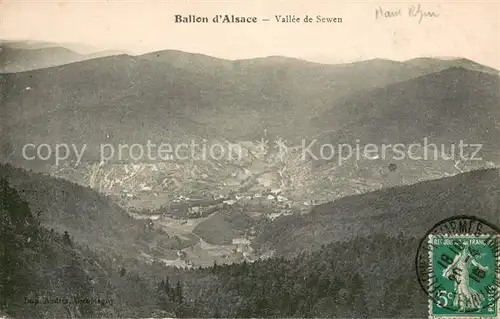 AK / Ansichtskarte Sewen Panorama Vallee de Sewen Ballon d Alsace les Vosges Sewen